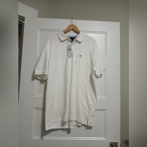 Tommy Hilfiger Classic White Polo Shirt Xxl TALL